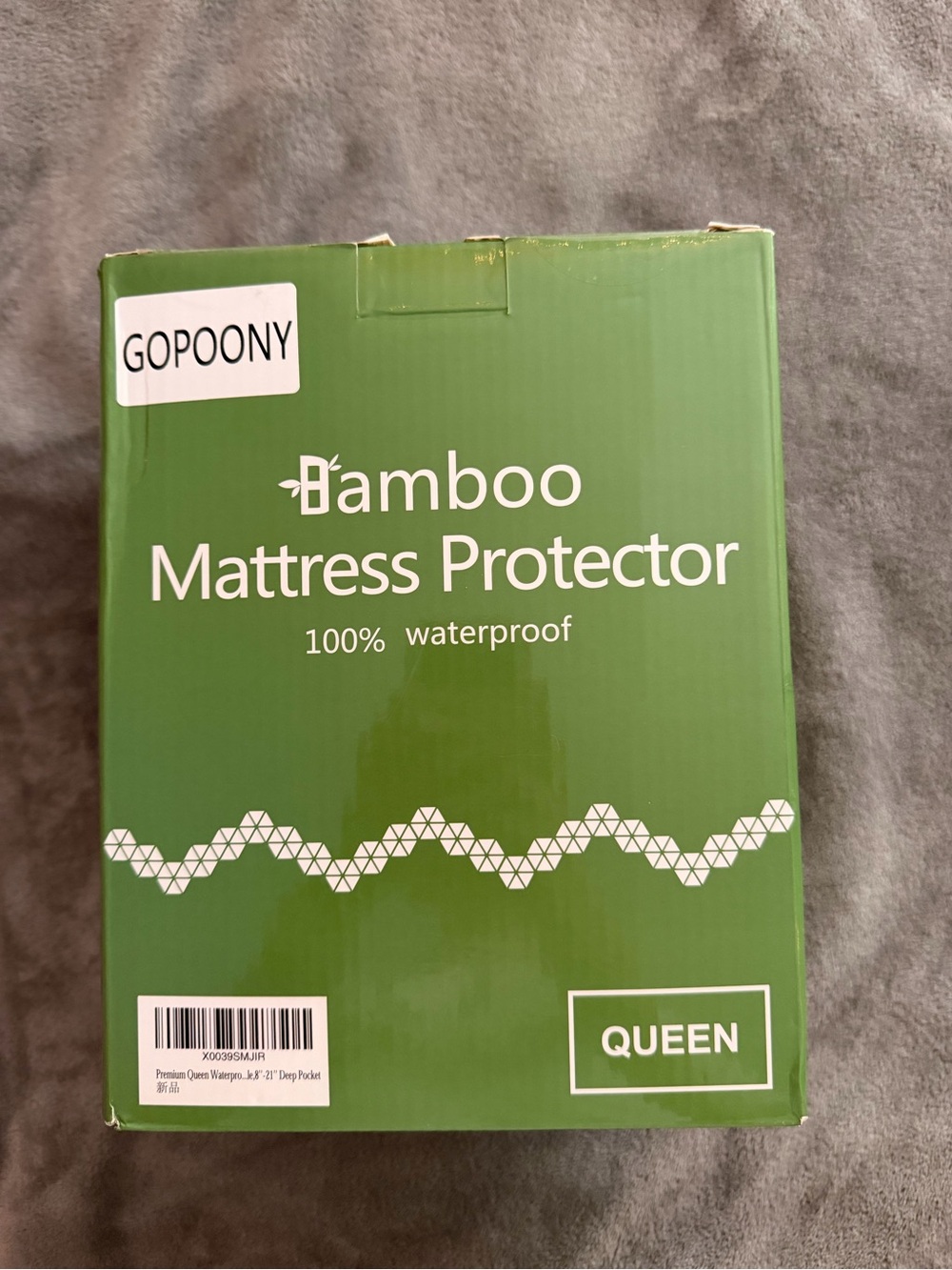 Bamboo Mattress Protector - Green